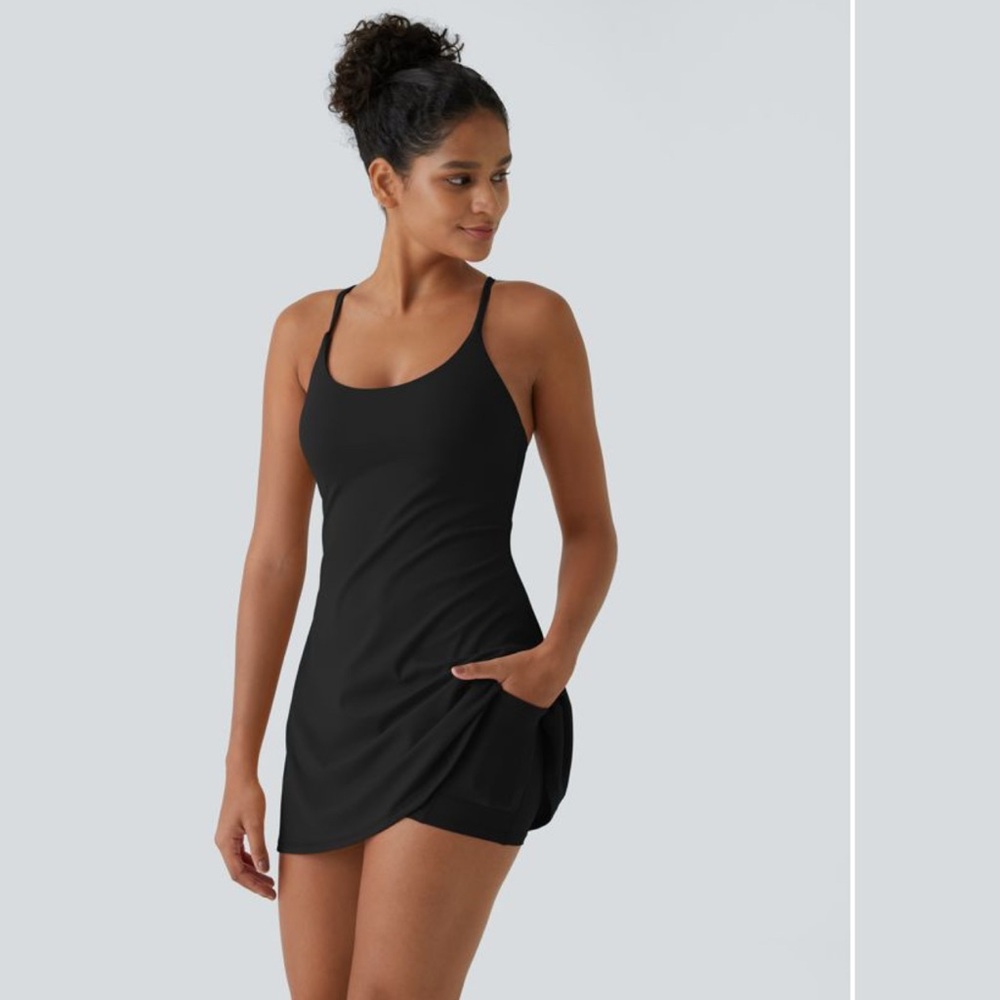 Halara Black Women's tennis Dress